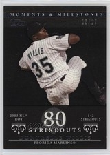 2007 Topps Moments & Milestones Black 25/29 Dontrelle Willis #85 3c7