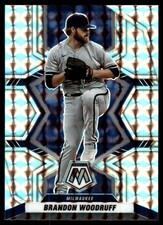 Brandon Woodruff 2022 Panini Mosaic #154 Brewers MLB READ FREE SHIP AutographDen