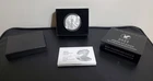 2021 W Burnished Silver Eagle OGP & COA. Type 2