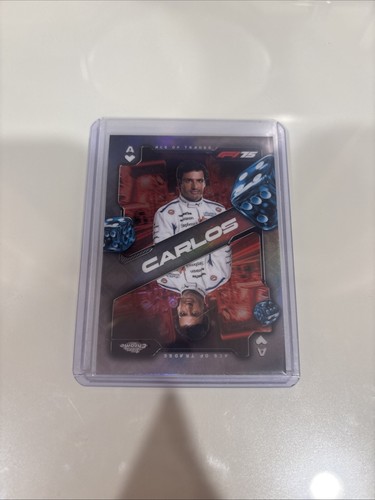 Carlos Sainz #SCA-7 2025 Topps Chrome Formula 1 Ace of Trades card