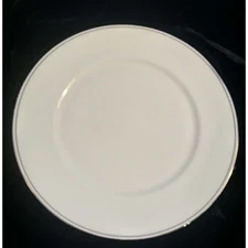 Lenox Federal Platinum 12” Charger Plate Silver Band American by Design Made USA