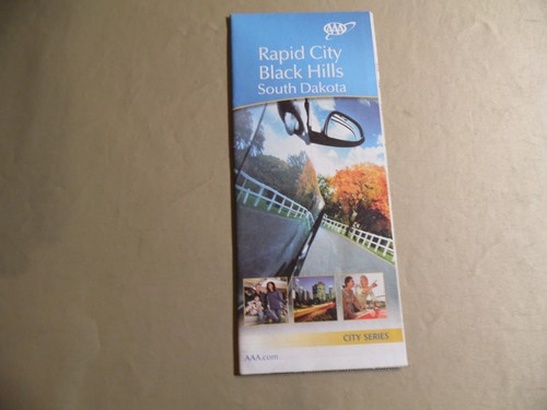 AAA Rapid City Black Hills South Dakota Map City Series / Circa 2012
