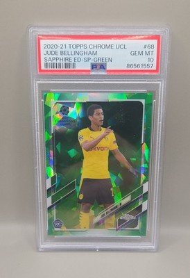 2020-21 Topps Chrome UCL Sapphire Edition - GREEN CADE BELLINGHAM 