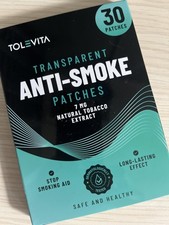 Anti Smoke Herbal Patches TOLEVITA 7mg 30 Patches Reduce Cravings Made in USA
