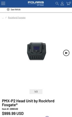 Polaris Rockford Fosgate PMX-2. 2890410