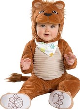Lion Cub Boy's Halloween Costume. Sz. 6-12 Mos. Cute!