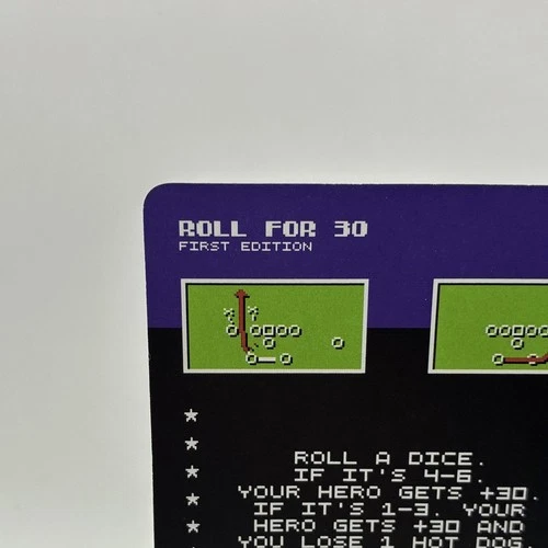 Tecmo Bowl Bo Jackson Jackson Battle Arena SP Roll for 30 Play 18 PL1B