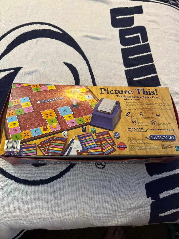 Pictionary Board Game 1988 Vintage Parker Brothers Complete Boardgame - Image 4 of 4