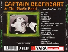 CAPTAIN BEEFHEART - AMSTERDAM '80 NEW CD