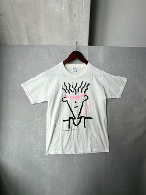 Vintage Fido Dido Shirt Mens Medium White Hawaii 1985 80s