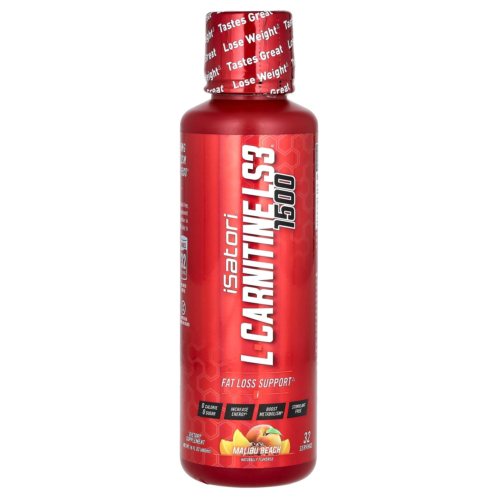L-карнитин LS3 1500 Malibu Beach 1500 мг 16 жидких унций 480 мл 4290₽