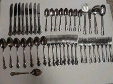 Lot of 44 Oneida Oneidacraft Deluxe CHATEAU Stainless Flatware