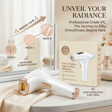 IPL Laser Hair Removal Device 999900 Flashes Painless Epilator Free Shipping
