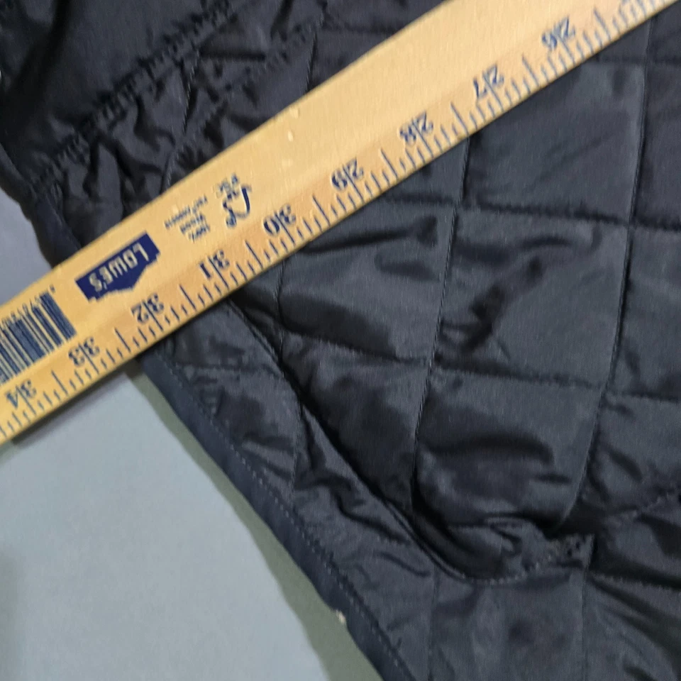 Chaqueta acolchada de golf Cutter & Buck exterior poliéster negra para hombre XL cremallera a presión Foto 2 de 4