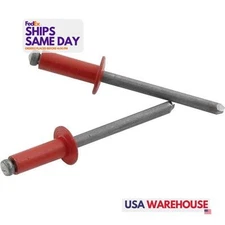 Allstar ALL18120, Set of 250 Red Aluminum Sm Hd Rivet Red 250Pk Performance Part