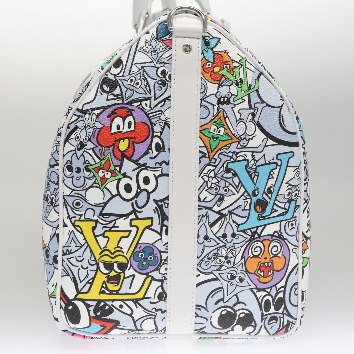 LOUIS VUITTON Monogram Comics Keepall Bandouliere 50 Bag M21863 LV Auth 95131SM image 4