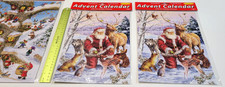 5 Santa Christmas Advent Calendars Lot Elf Magic Elves Reindeer Vermont SEALED