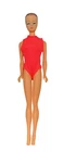 Vintage 1960s Barbie Fashion Queen Doll With Red Sleeveless Bodysuit *READ*