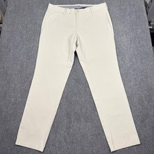 Vineyard Vines OTG Chino Pants Men 36x32 Ivory On The Go Performance Golf Casual