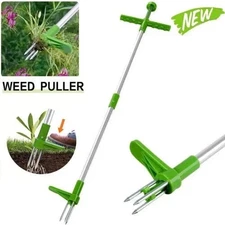 Weeder Puller Stand Up Weed Tool with Handle Garden Outdoor Root Remover Killer