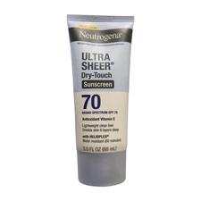 Neutrogena Ultra Sheer Dry-Touch Sunscreen Lotion, SPF 70, 3 floz