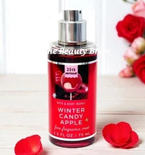 Bath & Body Works Travel Size Winter Candy Apple Body Mist, Body Spray 2.5 Oz