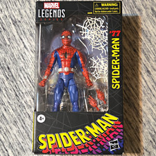 Hasbro Marvel Legends '77 Spider-Man Action Figure w Extra Hands & Web Effect