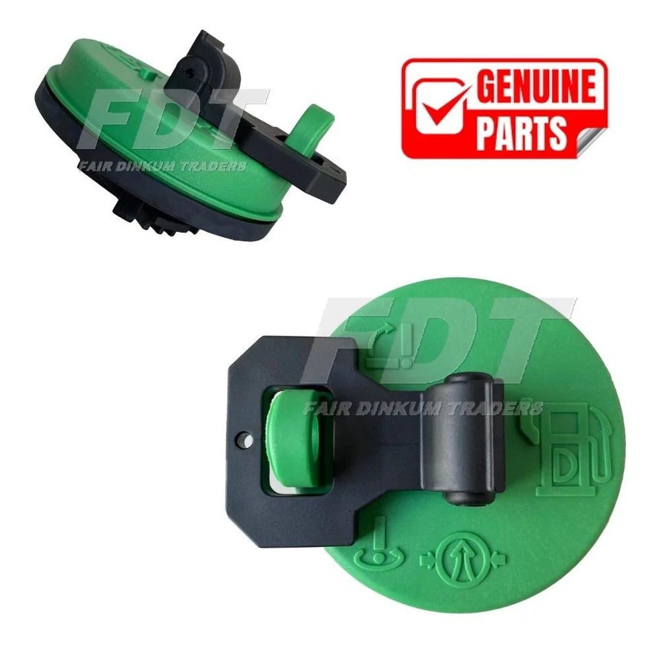 JLG  Telehandler OEM LOCKABLE FUEL CAP - GREEN - OEM PART  1001080707 - image 2 of 4