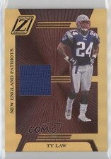 2005 Donruss Zenith Z-Jerseys Prime 74/100 Ty Law #Z-55 0nr3