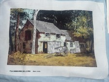 Vintage Dimensions Painted Crewel Kit 1314 Sunlit Barn 18x12