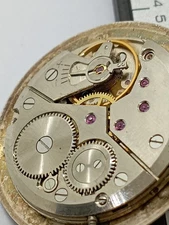 Vintage GOLANA cal. P 7000 PESEUX Watch Movement Swiss Made WORKING HANDS STEM