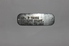 Custom Metal Embossed Personalized Galvanized Steel Data Name Plate 