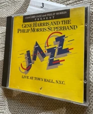 GENE HARRIS AND THE PHILIP MORRIS SUPERBAND CD - JAZZ. LIVE AT TOWN HALL, N.Y.C.
