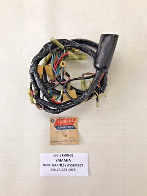 YAMAHA RD125 AS3 200 1973 WIRE HARNESS ASSY OEM 396-82590-31 YAMAHA RD125 AS3 200 1973 WIRE HARNESS ASSY OEM 396-82590-31