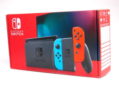 ORIGINALVERPACKUNG OVP LEERKARTON FÜR NINTENDO SWITCH KONSOLE + HANDBUCH Zust OK
