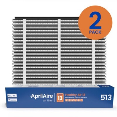 Aprilaire 513 (2 Pk)- Healthy Home Filter For Aprilaire Whole-Home Air Purifiers