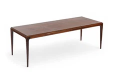 Vintage Danish Long Rosewood Coffee Table by Johannes Andersen 1960s