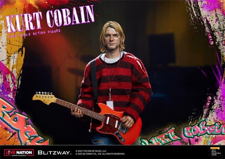NIRVANA カートコバーン フィギュア　blitzway Amazon.co.jp: ブリッツウェイ - カート・コバーン(1/4スケール
