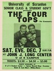 11398.Decor Poster.Room interior.Vintage home wall art.The Four Tops concert ad