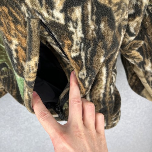 Duxbak Mens Reversible Jacket Size XL Camo Fleece Waterproof Insulated Hunting - Picture 4 of 17