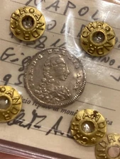 naples charlo di borbone 1/2 pug 1758 appraised qspl