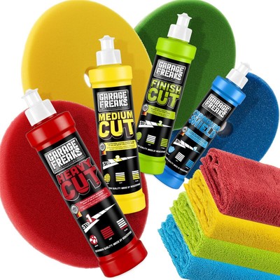 Garage Freaks Politur - Heavy Cut  Medium Cut Finish Cut  Carnauba Versiegelung