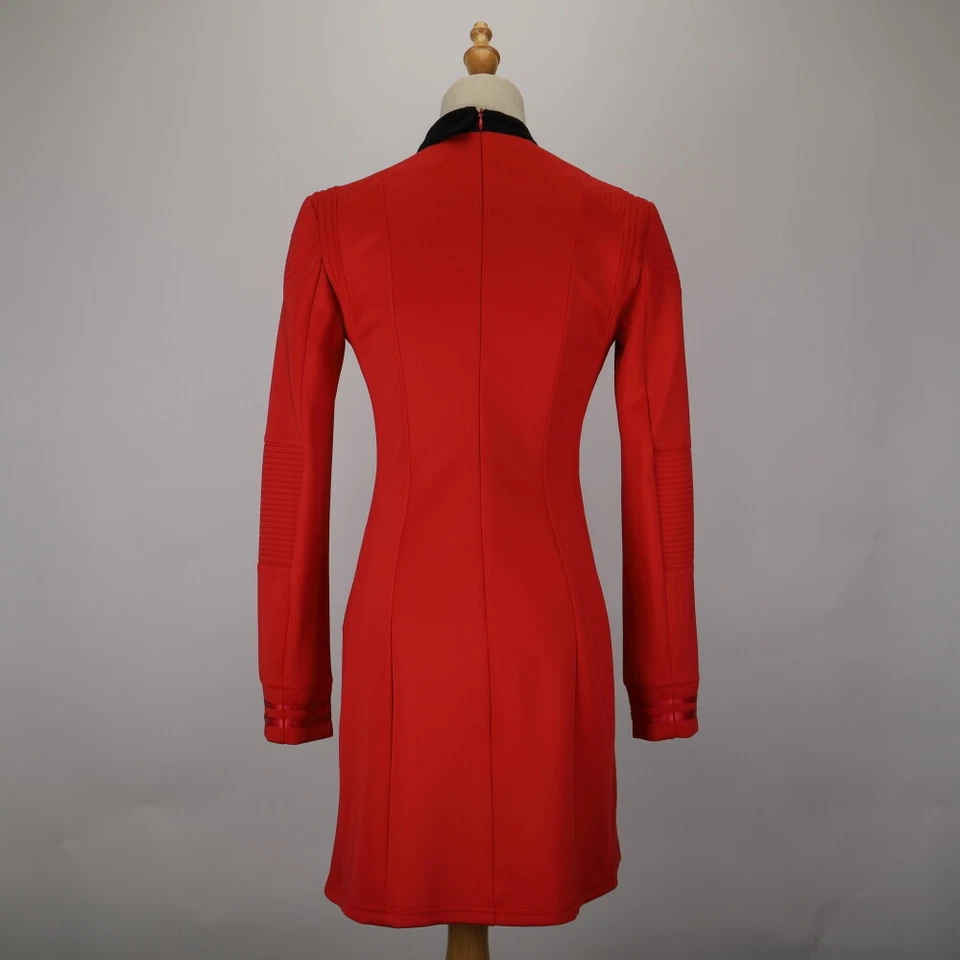 Juego de prendedores de vestido dorado rojo para mujer Discovery Season 2 Starfleet Engineering Foto 2 de 4