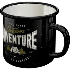 Adventure Outdoor Emaille Kaffeetasse Tasse 360 ml. coffee mug