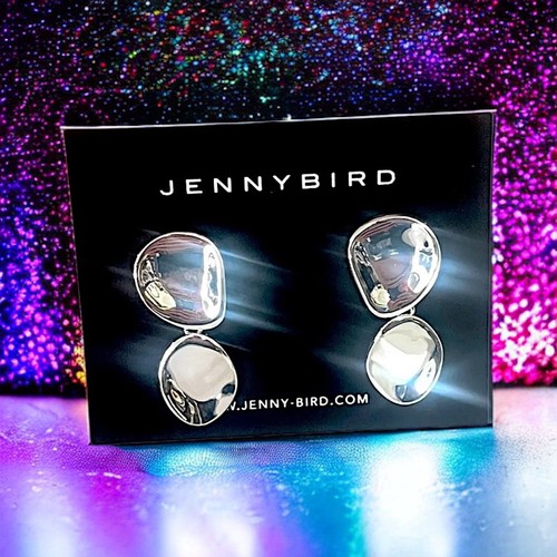 JENNY BIRD Mirthras plateado nuevo con etiquetas y bolsa antipolvo precio de venta sugerido por el fabricante 105 USD - Imagen 8 de 24
