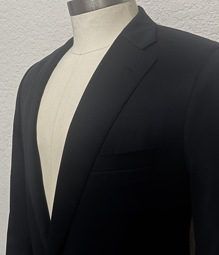 Samuelsohn Loro Piana Extreme Wool Navy Blue Blazer Sport Coat 48R Slim Fit - Picture 8 of 19