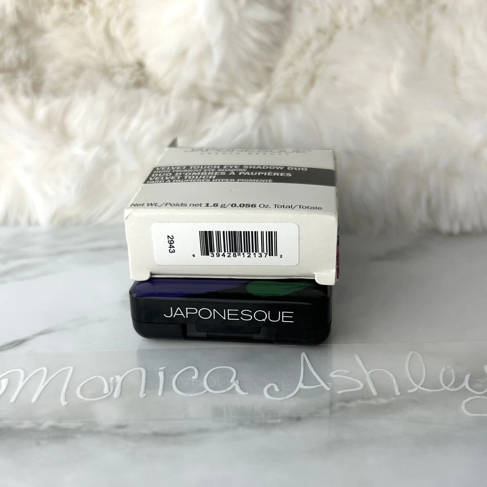 Japonesque Velvet Touch Eye Shadow Duo Shade 03 Green + Brown | New in Box - Image 4 of 4