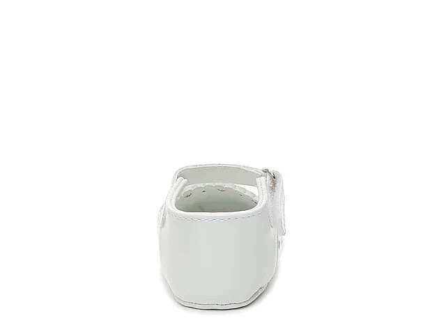 LAURA ASHLEY BABY GIRLS CHRISTEN MARY JANE FLAT DRESS SHOES WHITE SIZE：4  INFANT - Image 4 of 4