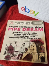 ROGERS & HAMMERSTEIN PIPE DREAM GUY LUPAR 45 RPM  4 SONG EP RECORD