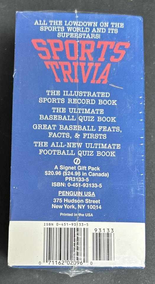 Sports Trivia Gift Pack: Record Book Baseball Quiz Feats Facts & Firsts Football - Image 3 of 4